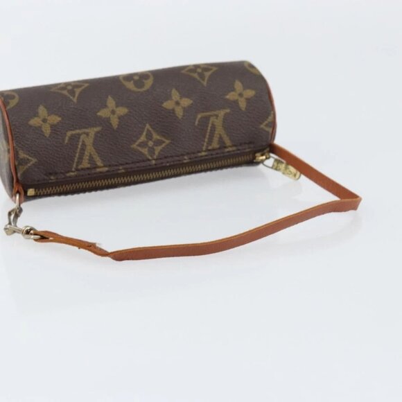 LOUIS VUITTON Monogram Papillon Pouch LV Auth - Picture 7 of 15